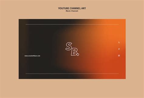 Free Psd Music Channel Youtube Channel Art