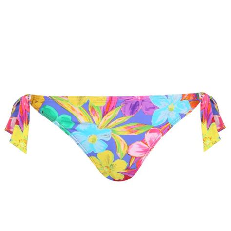 Primadonna Swim Sazan Bikini Briefs Waist Ropes In Blue Bloom