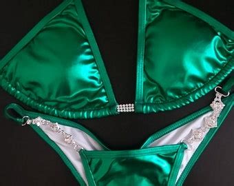 Metallic Bikini Etsy
