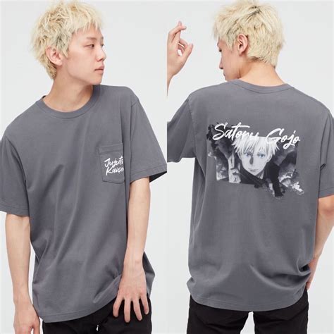 Uniqlo Jujutsu Kaisen Manga Ut T Shirt Japan Gojo Satoru Anime Merch