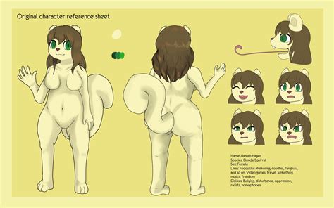 Reference Sheet Of The Squirrel Girl Hanna Hagen 2 By