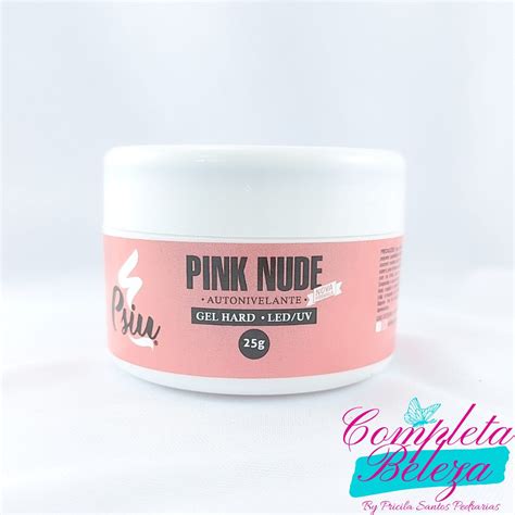 Psiu Gel x Hard Pink Nude g Completa Beleza Loja de Alongamento de Unhas Acessórios