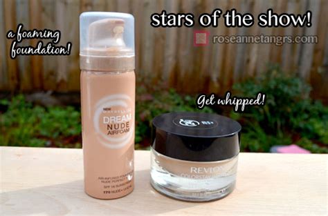 Haul Revlon Colorstay Whipped Creme Maybelline Dream Nude Airfoam Roseannetangrs