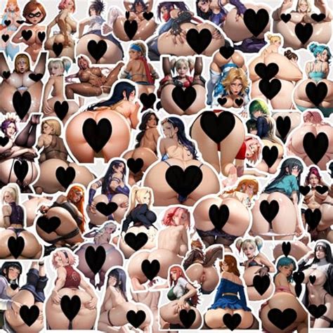 Hentaii Stickers 48pcs Hentai Stickers With Waifu Naked Girl And Hentai Figure Designs For