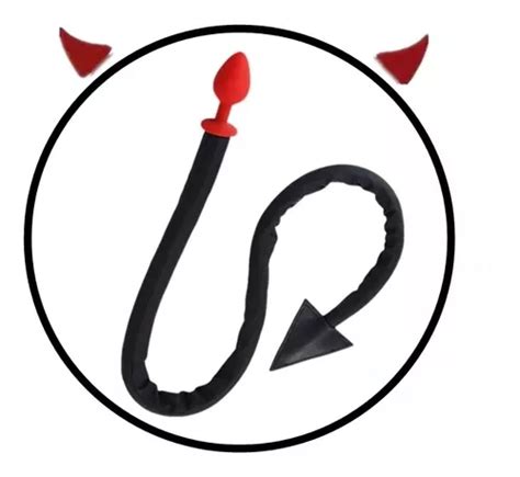 Colita Larga De Cm Cosplay Plug Anal Cola De Diablita Mercadolibre