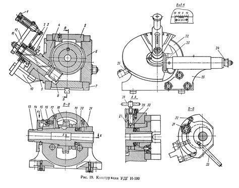 УДГ-100 головка универсальная делительная. Аналоги, паспорт, схемы ...