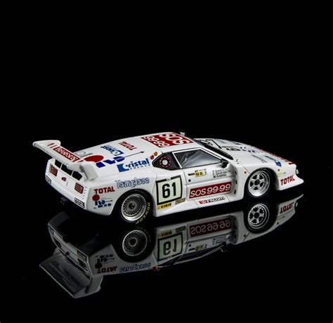 Spark BMW M1 Gr.5 #61 - Ennequin / Gabriell - 18th Le Mans 1982 - 1/43 ...