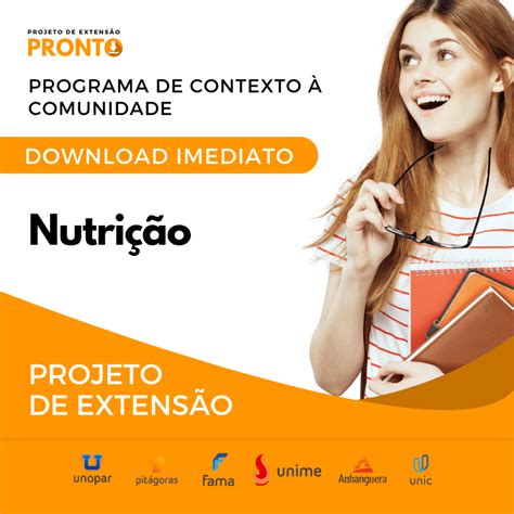 PROJETO DE EXTENSÃO I NUTRIÇÃO BACHARELADO Projeto de Extensão