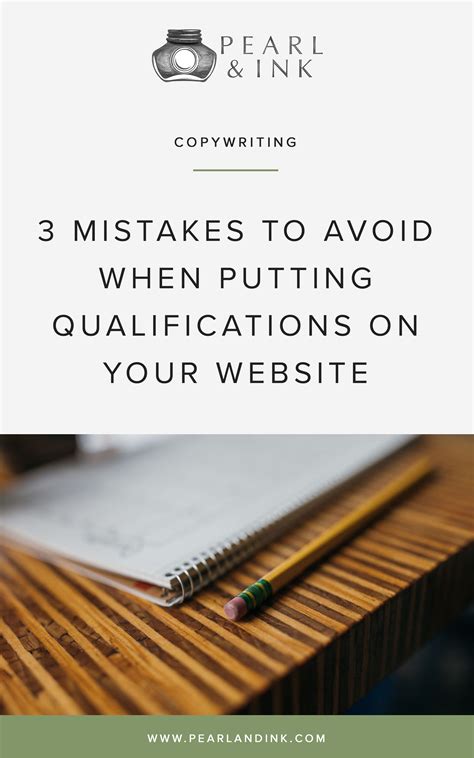 Avoid These 3 Mistakes When You’re Putting Your Qualifications On Your