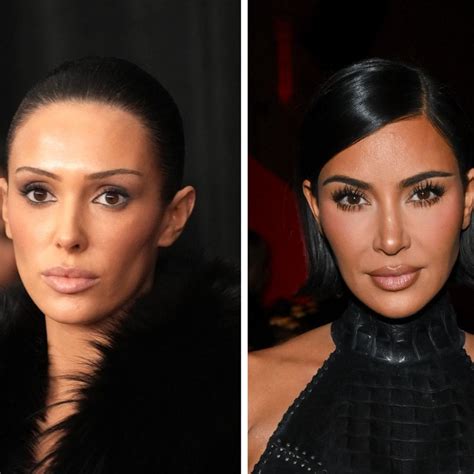 Bianca Censori And Kim Kardashian Twinning In Metallic Bikini See Pics