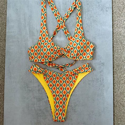 Salty Bottom Swim Sample Racer Bikini Top Has Depop