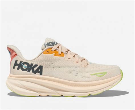 HOKA Women S Clifton 9 Running Shoes In Vanilla Astral