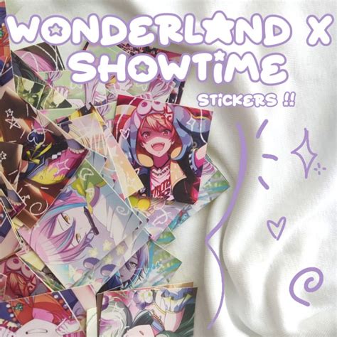 Wonderland X Showtime Stickers Set Rui Nee You Are Use Project