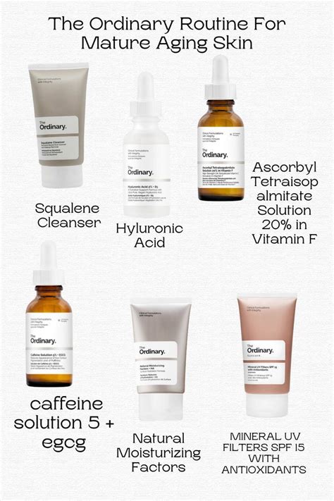 The Ordinary Routine For Mature Skin Artofit