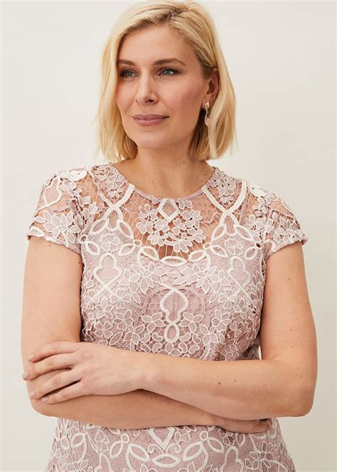 Frances Lace Fitted Dress Phase Eight Uk