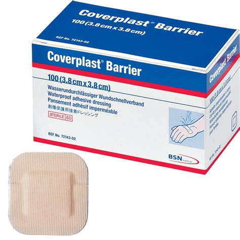 Leukoplast Barrier Waterproof Plasters X Cm Pack Of