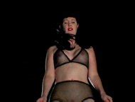 Naked Paige Richards In Bettie Page Dark Angel