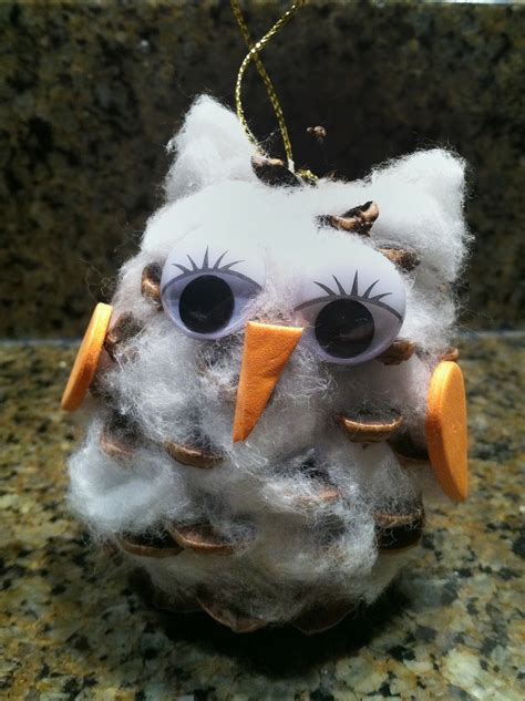 Pinecone Owl Craft Fall Halloween Crafts Crafts Pine Cone Crafts