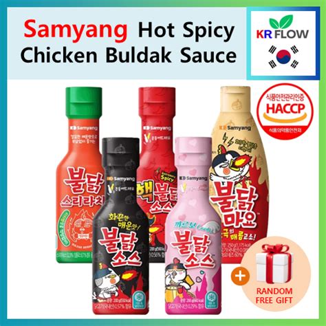 Renewal Samyang Samyang Hot Spicy Chicken Buldak Sauce 5 Flavors 200g 250g RANDOM FREE