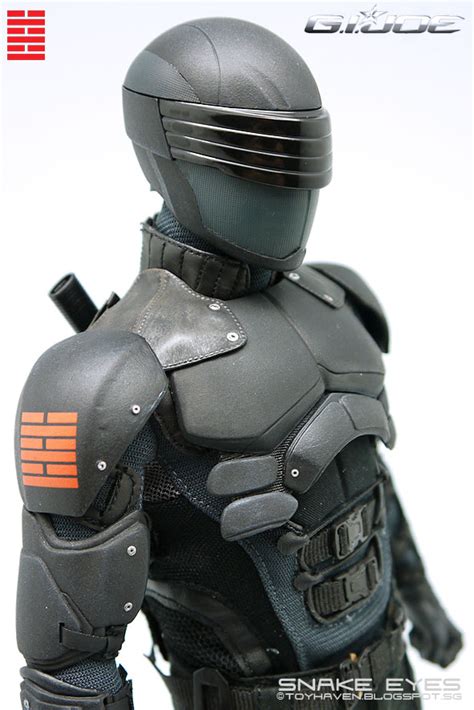 Toyhaven Review I Hot Toys G I Joe Retaliation Th Scale Snake Eyes Inch Collectible Figure