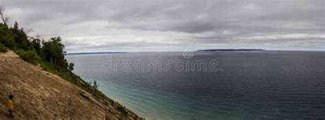 Pyramid Point Sleeping Bear Dunes National Lakeshore Michigan Stock