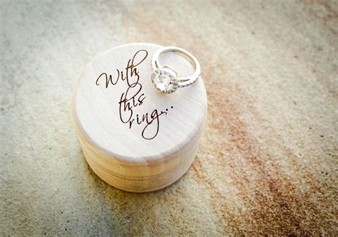 Personalized Wood Box Custom Ring Box Engraved Box