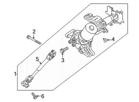 Steering Column Wheel Steering Gear Linkage 2021 Nissan Versa