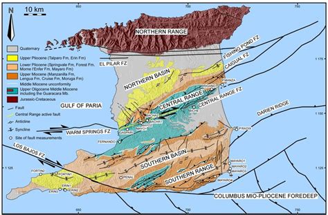 Geological Map Of Trinidad Modified From Earlier Geologic Maps Of Download Scientific Diagram