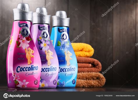 Bottles Of Liquid Coccolino Fabric Softener Stock Editorial Photo