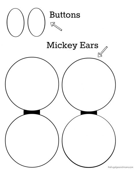 Mickey Mouse Shoe Template Printable Printable Templates