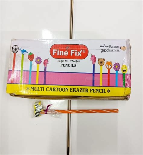 Grey Multicolor Fine Fix Plastic Eraser Pencils For Erase At ₹ 10 Box In Varanasi