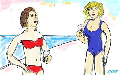 Blonde Beats Brunette Illustrated Literotica