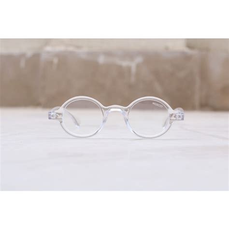 Moscot 3534 Translucent Acetate Blue Cut Eyewear Get Me