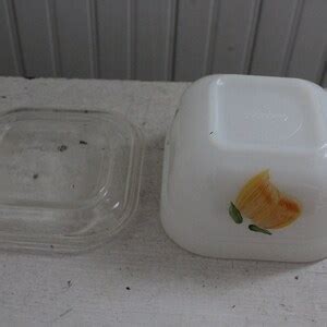 Vintage Fire King Gay Fad Refrigerator Dish S Fire King Dish