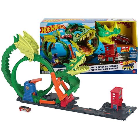 Hot Wheels Ігровий набір Атака вогняного дракона Hot Wheels HDP ID