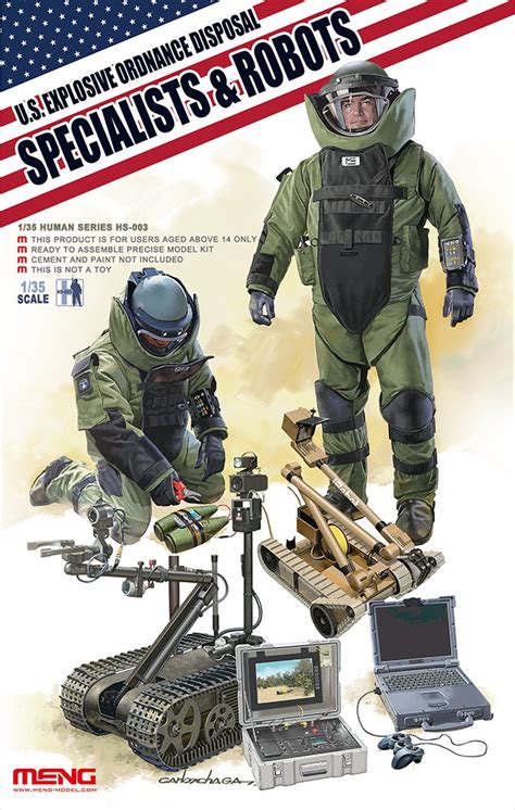 Buy Meng Model 1 35 US Explosive Ornce Disposal Spets And Robots