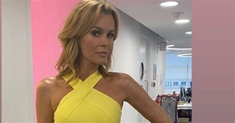 Amanda Holden Sets Pulses Racing In Bright Yellow…