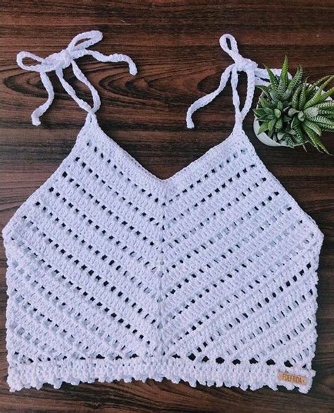 Pin By Sil On Moda Crochet Crochet Top Pattern Crochet Summer Tops