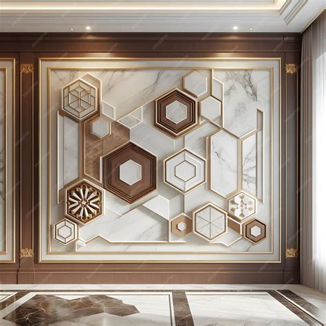 premium photo design interior wall wooden marble