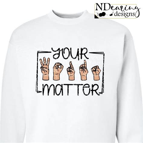 Your Words Matter Asl Digital Cut File Svg Sign Language Speech Therapy