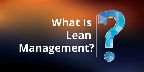 What Is Lean Management