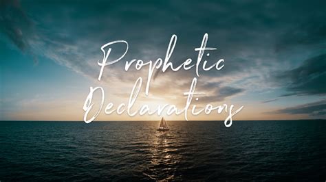 A PROPHETIC DECLARATION David Oyebolu