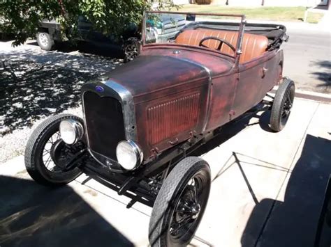 1931 Ford Model A Roadster Pre War Hot Rod Rat Rod Banger Patina 1932 1934 TROG For Sale