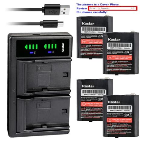 Kastar Battery Dual Charger for Motorola PMNN4477 PMNN4477A PMNN4477AR ...