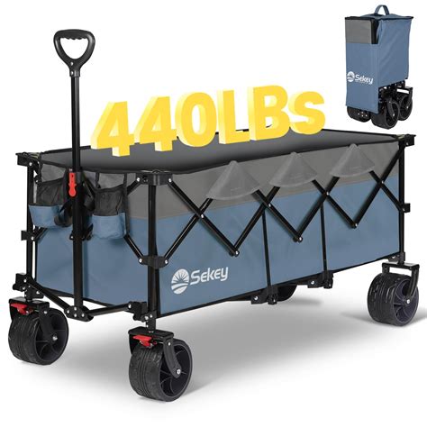 Sekey Collapsible Foldable Extended Wagon With Lbs Weight Capacity