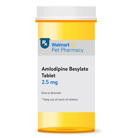 Amlodipine Besylate 2.5mg Tablet - Walmart.com