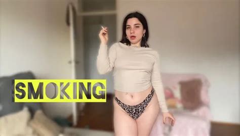 Sexy Tattooed Model Smokes Marlboro Red Brunette Porn Feat Adelehandy Xhamster