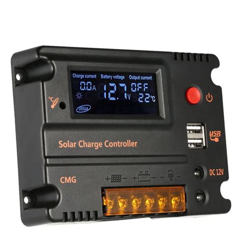 20A Solar Charge Controller Solar Panel Battery Regulator Auto Switch