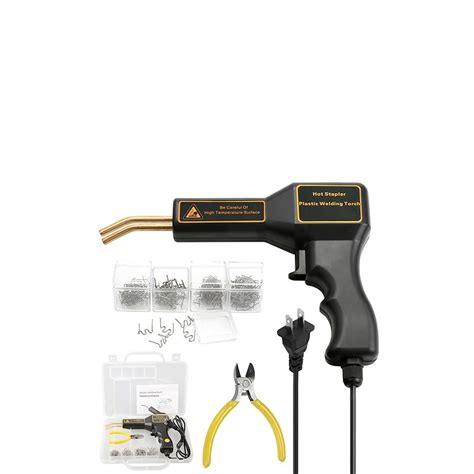 Plastic Welder Car Plastic Bumper Repair Tools Hot Stapler Plastic Welding Machine Kit Handy Hot