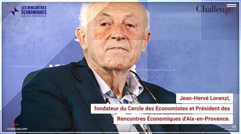 Les instantanés d Aix Jean Hervé Lorenzi le Cercle des économistes